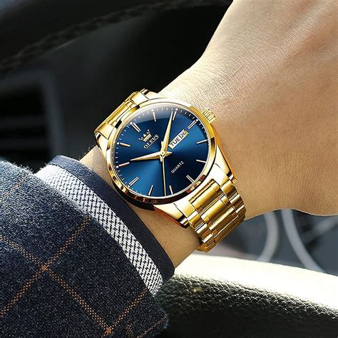 Gold watches .